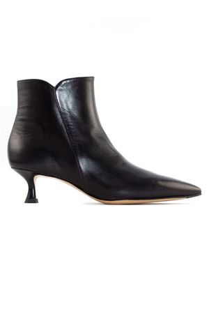 Black leather ankle boot MARA BINI | W231109NERO